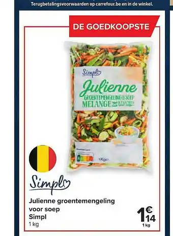 Julienne Groentemengeling Voor Soep Simpl