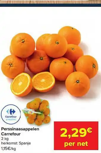 Hyper Carrefour Perssinaasappelen Carrefour aanbieding