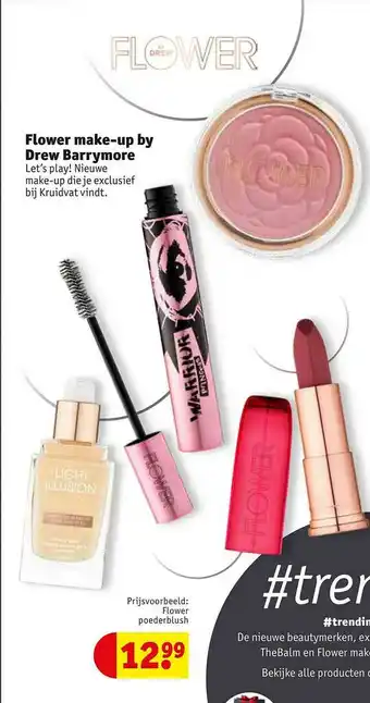 Kruidvat Flower Make-up By Drew Barrymore aanbieding