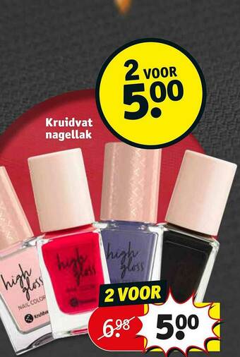 Kruidvat Kruidvat Nagellak aanbieding