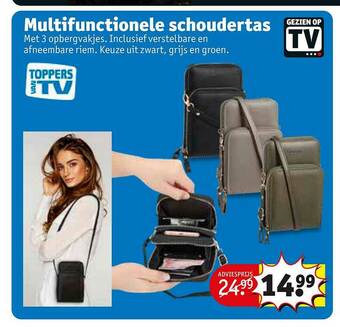 Kruidvat Multifunctionele Schoudertas aanbieding