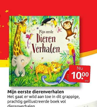 Boekenvoordeel Mijn Eerste Dierenverhalen aanbieding