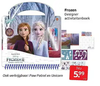 Boekenvoordeel Frozen aanbieding
