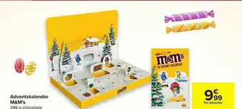 Hyper Carrefour Adventskalender M&m's aanbieding