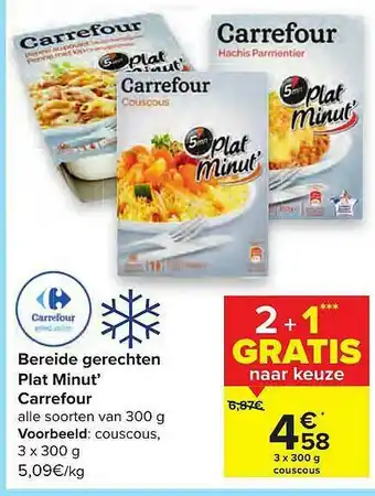 Hyper Carrefour Bereide Gerechten Plat Minut' Carrefour aanbieding