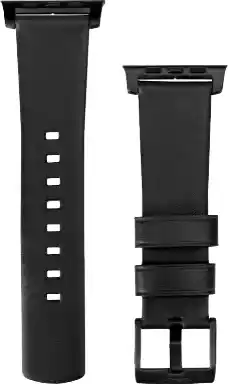 Coolblue Nomad Apple Watch 44/45/46/49 mm Bracelet Cuir Noir aanbieding