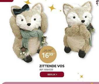 Brico Zittende Vos aanbieding