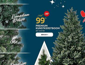 Brico Premium Kunstkerstboom aanbieding