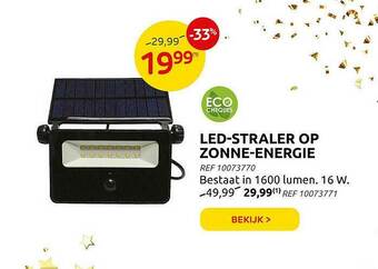 Brico Led-straler Op Zonne-energie aanbieding