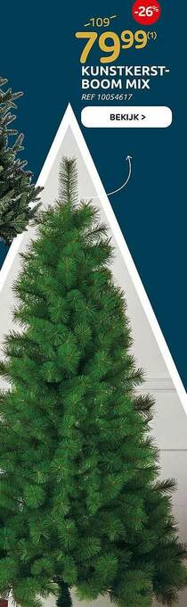 Brico Kunstkerstboom Mix aanbieding