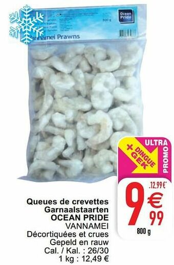 Cora Queues de crevettes garnaalstaarten ocean pride vannamei aanbieding
