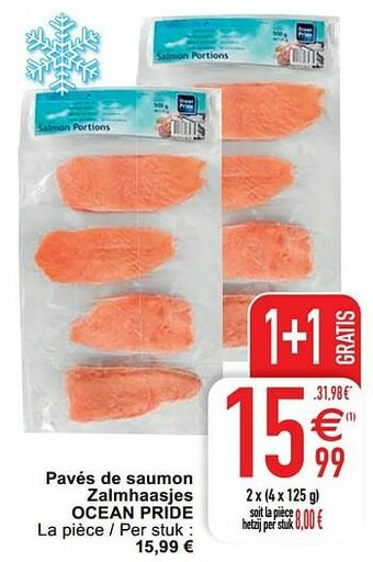 Cora Pavés de saumon zalmhaasjes ocean pride aanbieding