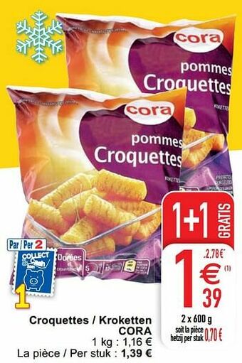 Cora Croquettes - kroketten cora aanbieding