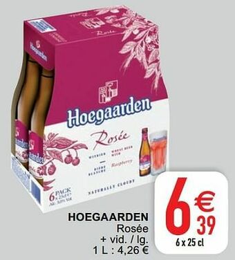 Cora Hoegaarden rosée aanbieding