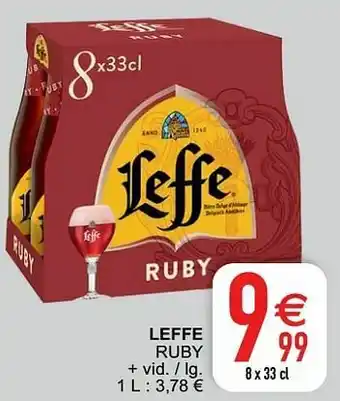 Cora Leffe ruby aanbieding