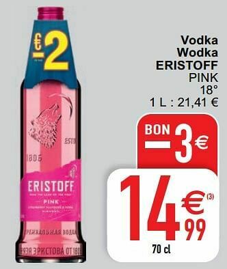 Vodka wodka eristoff pink