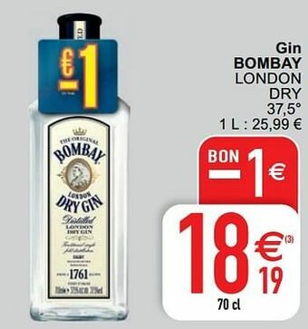 Cora Gin bombay london dry aanbieding