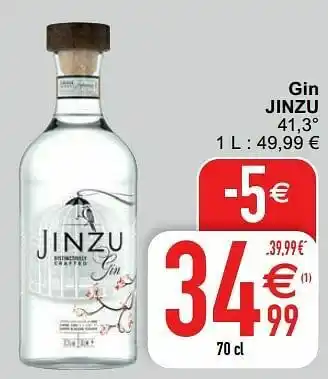 Cora Gin jinzu aanbieding
