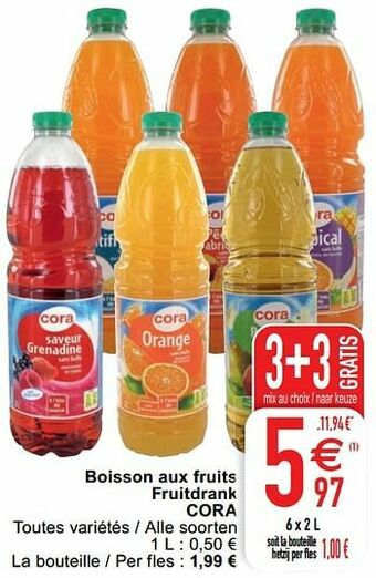 Cora Boisson aux fruits fruitdrank cora aanbieding