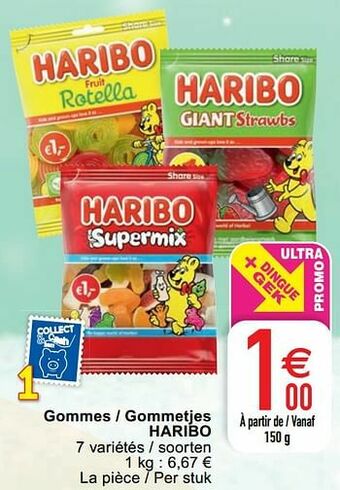 Cora Gommes - gommetjes haribo aanbieding