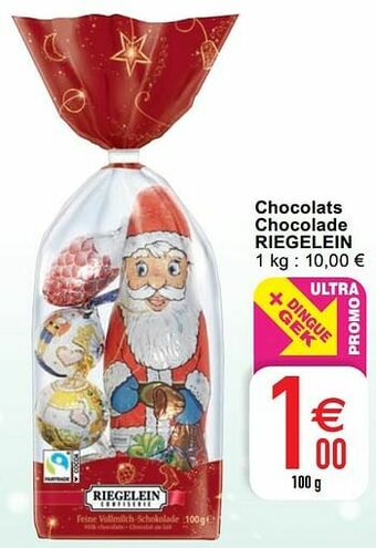 Cora Chocolats chocolade riegelein aanbieding