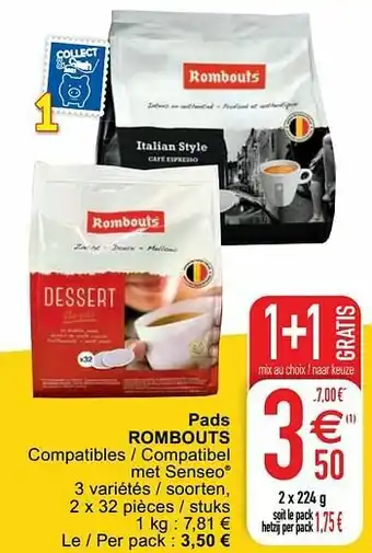 Cora Pads rombouts aanbieding