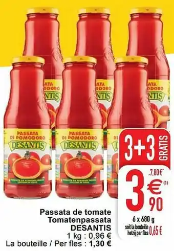 Cora Passata de tomate tomatenpassata desantis aanbieding