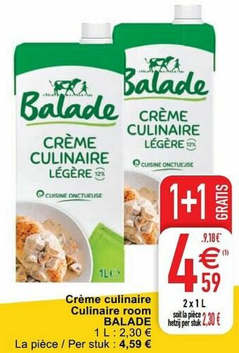 Cora Crème culinaire culinaire room balade aanbieding