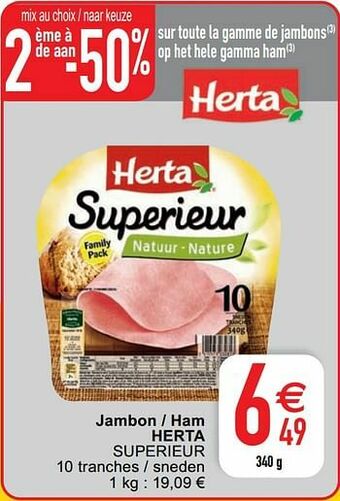 Cora Jambon - ham herta superieur aanbieding