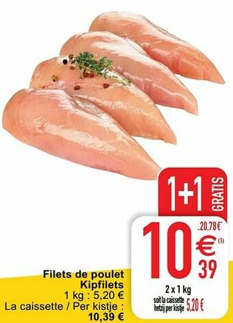 Cora Filets de poulet kipfilets aanbieding