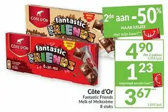 Intermarché Côte d’or fantastic friends melk of melkcrème aanbieding