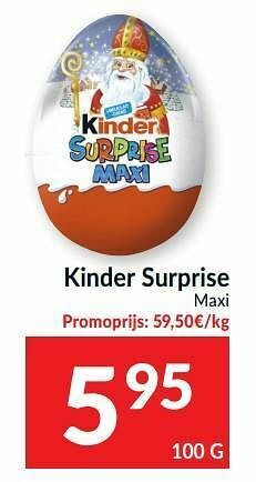 Intermarché Kinder surprise maxi aanbieding