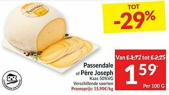 Intermarché Passendale of père joseph kaas aanbieding