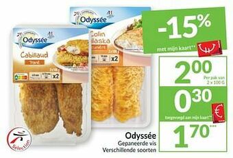 Intermarché Odyssée gepaneerde vis aanbieding