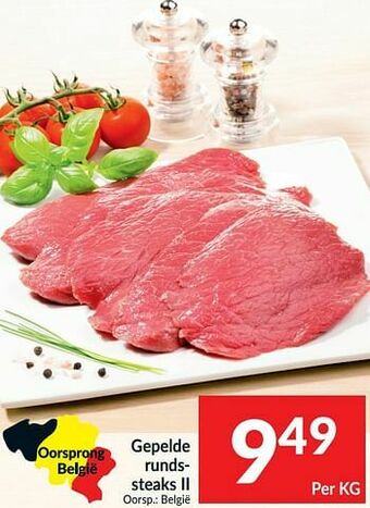 Intermarché Gepelde rundssteaks ii aanbieding