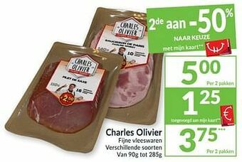 Intermarché Charles olivier fijne vleeswaren aanbieding