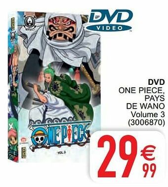 Cora Dvd one piece pays de wano aanbieding
