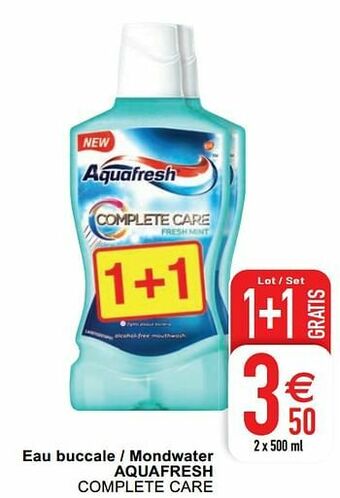 Cora Eau buccale - mondwater aquafresh complete care aanbieding