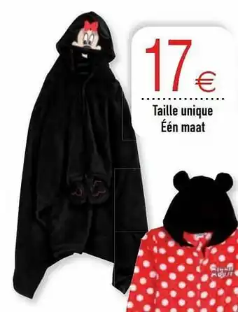 Cora Plaid à capuche plaid met kap minnie aanbieding