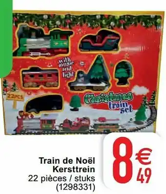 Cora Train de noël kersttrein aanbieding