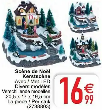 Cora Scène de noël kerstscène aanbieding