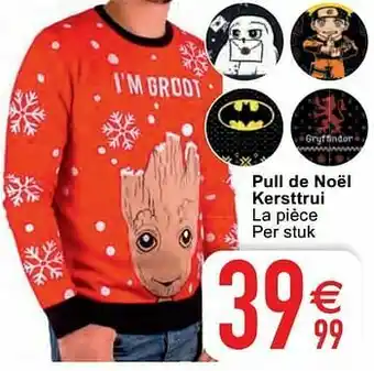 Cora Pull de noël kersttrui aanbieding