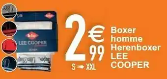 Cora Boxer homme herenboxer lee cooper aanbieding