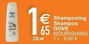 Cora Shampooing shampoo dove nourishing aanbieding