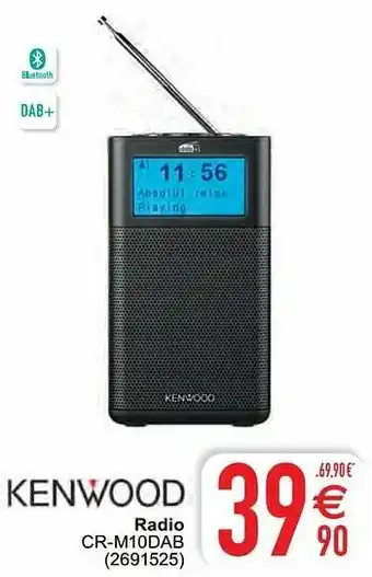 Cora Kenwood radio cr-m10dab aanbieding
