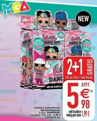 Cora Cartes à collectionner verzamelkaarten l.o.l. surprise! aanbieding