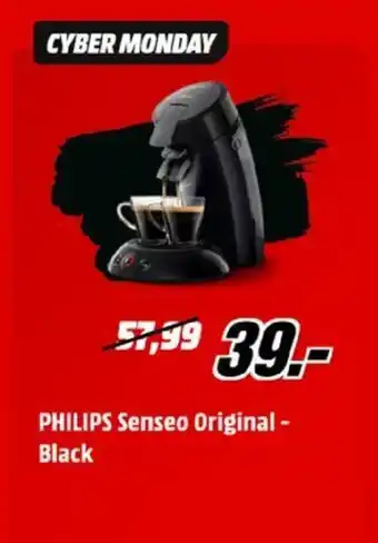 MediaMarkt Philips Senseo Original-Black aanbieding