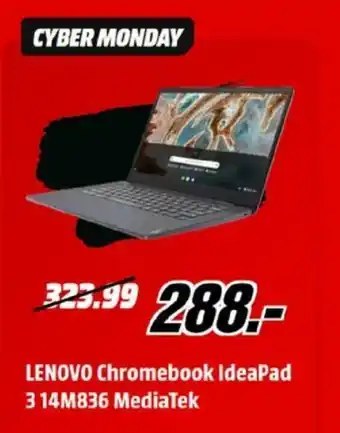 MediaMarkt Lenovo Chromebook IdeaPad 3 14M836 MediaTek aanbieding