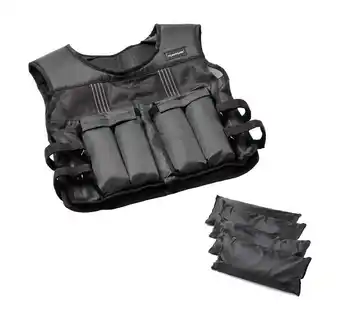 Decathlon Gewichstvest - Gewichtvest - Gewichtsvest Hardlopen - Verstelbaar - Zwart aanbieding