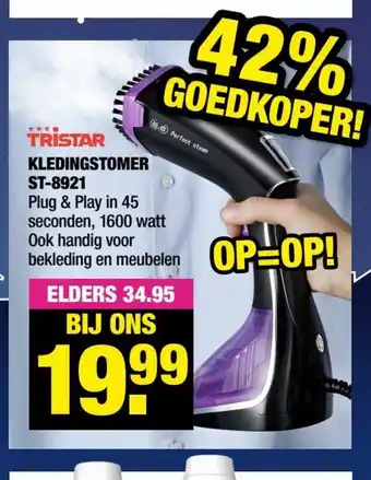Big Bazar Tristar Kledingstomer ST-8921 aanbieding